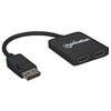 Video Splitter DisplayPort 1 DP in : 2 HDMI out UHD