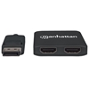 Video Splitter DisplayPort 1 DP in : 2 HDMI out UHD