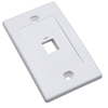 TAPA (FACEPLATE) 1 PERFORACION BLANCO