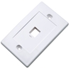 TAPA (FACEPLATE) 1 PERFORACION BLANCO