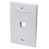 TAPA (FACEPLATE) 1 PERFORACION BLANCO