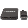 Video Splitter DisplayPort 1 DP in : 2 DP out UHD