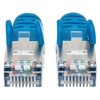 CABLE PATCH CAT 6a,  0.3M( 1.0F) S/FTP AZUL