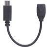 Cable USB-C V2.0, C-Micro BH 15CM Negro 480Mbps