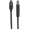 Cable USB-C V3.1, C-B 1.0M Negro