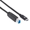 Cable USB-C V3.1, C-B 1.0M Negro