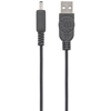 *Cable USB A-H Alim. 3.5mm 5V DC  1.0M, Negro