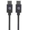 *Cable USB-C V2.0, C-C 0.5M Negro 480Mbps