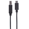 Cable USB-C V2.0, C-B 2.0M Negro 480Mbps