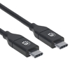 Cable USB-C V2.0, C-C 2.0M Negro 480Mbps 5A