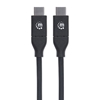 Cable USB-C V2.0, C-C 2.0M Negro 480Mbps 5A
