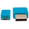 Cable USB V2 A-Micro B, Blister PLANO 1.8M Azul/Amarillo