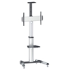 Soporte TV tipo carro  50 kg, 37" a 86", Aluminio