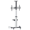 Soporte TV tipo carro  50 kg, 37" a 86", Aluminio