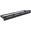 PANEL PARCHEO SIN JACKS, 24 PTOS 1U, C/ORGANIZADOR, CAT5E A CAT6A