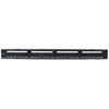 PANEL PARCHEO SIN JACKS, 24 PTOS 1U, C/ORGANIZADOR, CAT5E A CAT6A