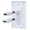 *Cople HDMI Blanco con Faceplate 2 Puertos