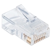 PLUG RJ45 CAT 5e UTP SOLIDO PRO 100 Pzas