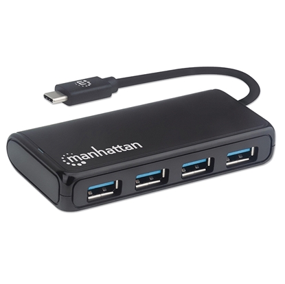 HUB USB-C V3.2  4 Ptos A, 5Gbps