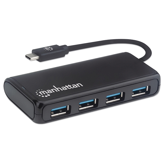 HUB USB-C V3.2  4 Ptos A, 5Gbps