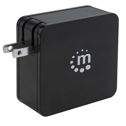 Fuente de Poder Univ. PD  60W USB-C+ 2.4 A USB-A