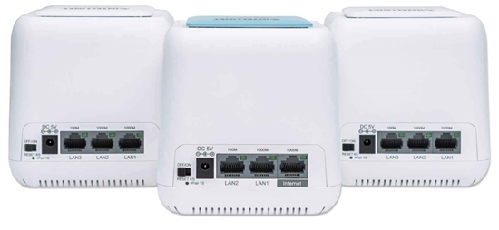 Mesh Inalambrico, Router + 2 repetidores AC1200