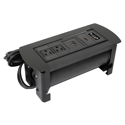 Caja Conexión, Enchufe/USB/HDMI/VGA, para mesa