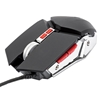 Mouse Optico Gaming 7 Botones, Negro/Plata 3200 DPI