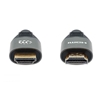 Cable HDMI 2.1 textil M-M  1.0M, 8K@60Hz,