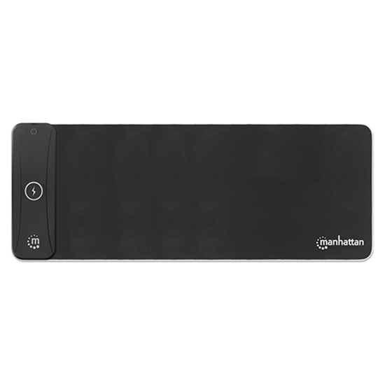 Mousepad con Cargador Inalámbrico 80x30cm, Negro