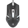 Mouse Optico Luminiscente RGB USB Negro