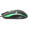 Mouse Optico Luminiscente RGB USB Negro