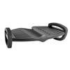 *Reposapies ergonomico  tipo mecedora, plástico, Negro