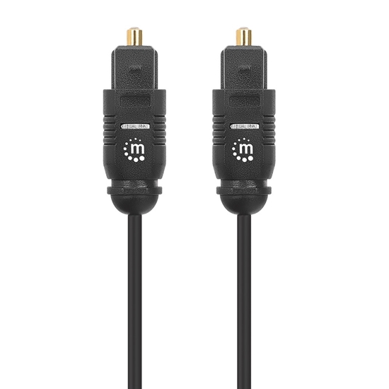 Cable Audio Toslink M-M 1.0M Negro