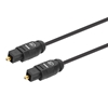 Cable Audio Toslink M-M 1.0M Negro