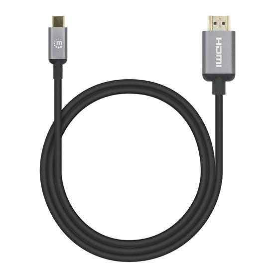 Cable USB-C a HDMI M 2.0M 4K@60Hz, Negro
