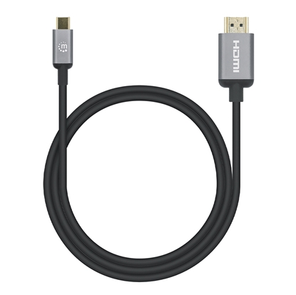 Cable USB-C a HDMI M 1.0M 4K@60Hz, Negro