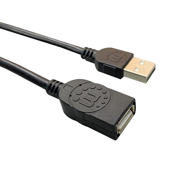 Cable USB V2.0 Ext. 3.0M Negro