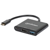 Docking USB-C  3 ptos, HDMI, USB-C PD/USBv3.2