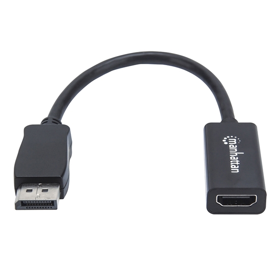 Adaptador DisplayPort M a HDMI H, Cable 15cm 1080P