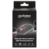 Mouse Optico Gaming 7 Botones, 7200 DPI, LED RGB, Negro