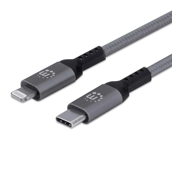 Cable Lightning a USB-C 1.0 m, Gris