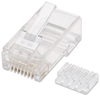 PLUG RJ45 CAT 6 UTP SOLIDO 100 PZAS