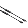 Cable USB-C V3.2, C-C 5.0M Negro 10Gbps 3A Activo