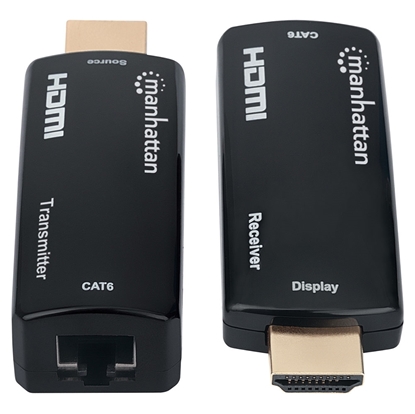 Extensor Video HDMI, 60M via Cat 5/6, Compacto