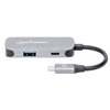 Docking USB-C  3 Ptos, HDMI/USB-A/USB-C PD