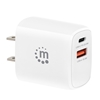 *Cargador Pared  20W, USB-C PD (20W) y USB-A QC (18W)