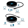 Docking USB-C  8 ptos, HDMI, USB-C PD,3xUSB-A,Carga Inalambrica