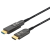 Cable HDMI Fibra Optica M-M  4K@60Hz 30.0M Conector HDMI Desmontable