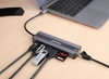 Docking USB-C  7 ptos, HDMI, Red, USB-C PD/2xUSBv3.2, SD/Micro SD